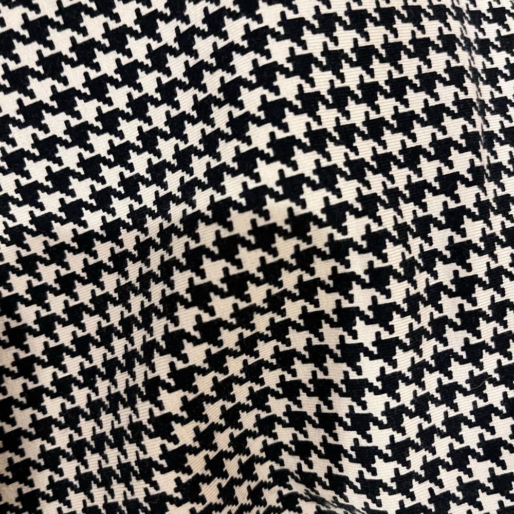Lands’ End 1X Petite dark Brown & Tan Houndstooth Stretch Pull-On Pants Like New - Picture 13 of 13